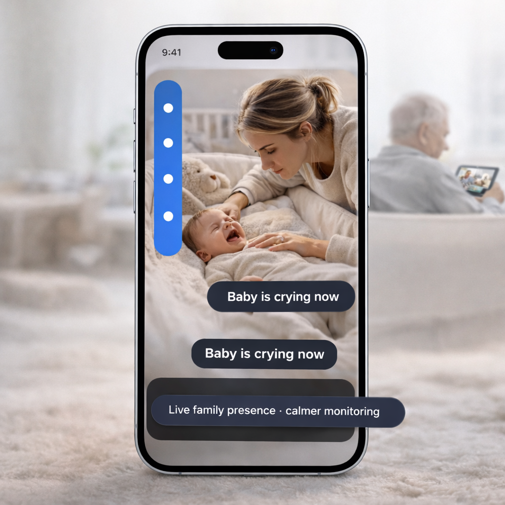 Senbot.ai baby monitoring product visual